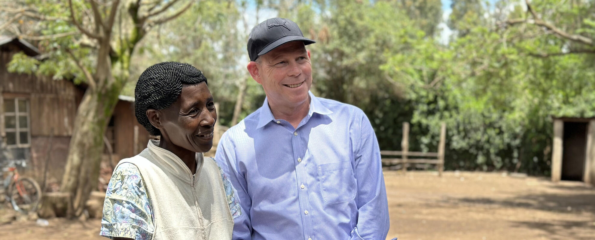 Gates Foundation CEO Mark Suzman visits transformative poultry research
